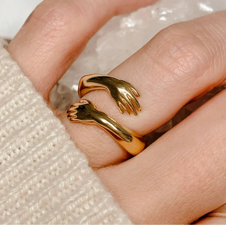 Jewelance™ HugRing - säädettävä sormus halausmuotoilulla