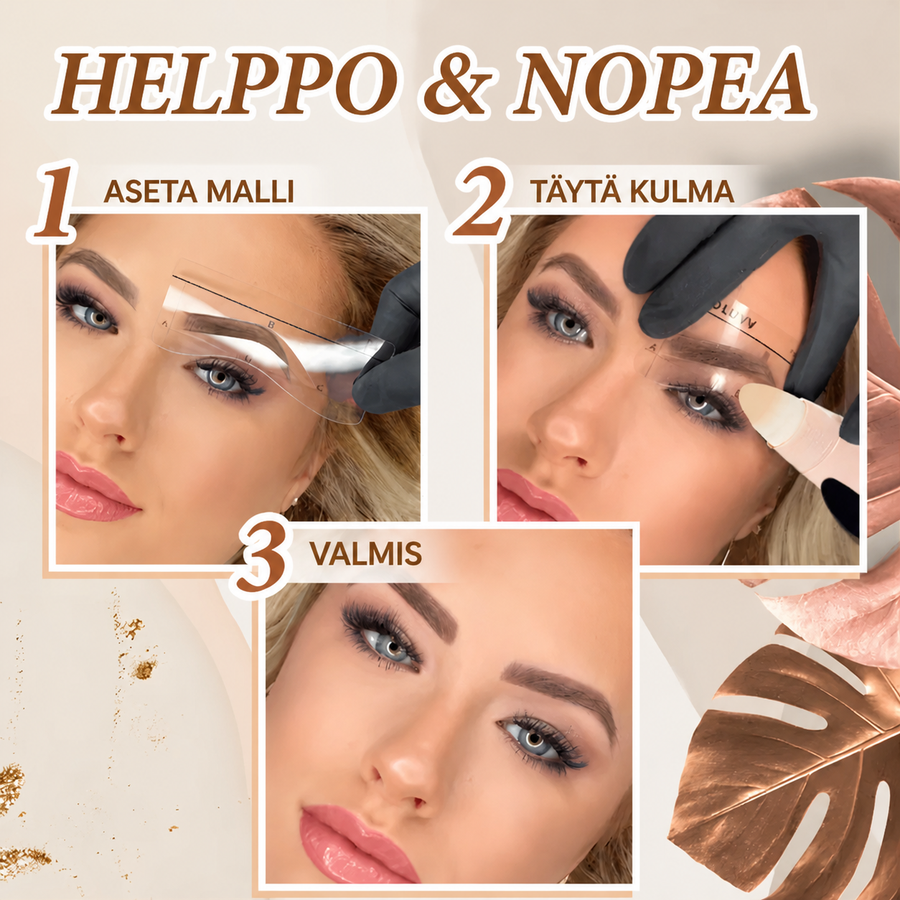 PerfectEyebrows™ 1+1 ilmaiseksi – helppokäyttöinen kulmaleimasin siisteihin ja huoliteltuihin kulmiin