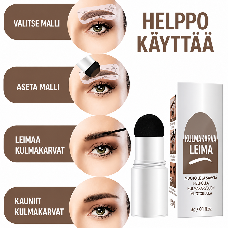 PerfectEyebrows™ 1+1 ilmaiseksi – helppokäyttöinen kulmaleimasin siisteihin ja huoliteltuihin kulmiin