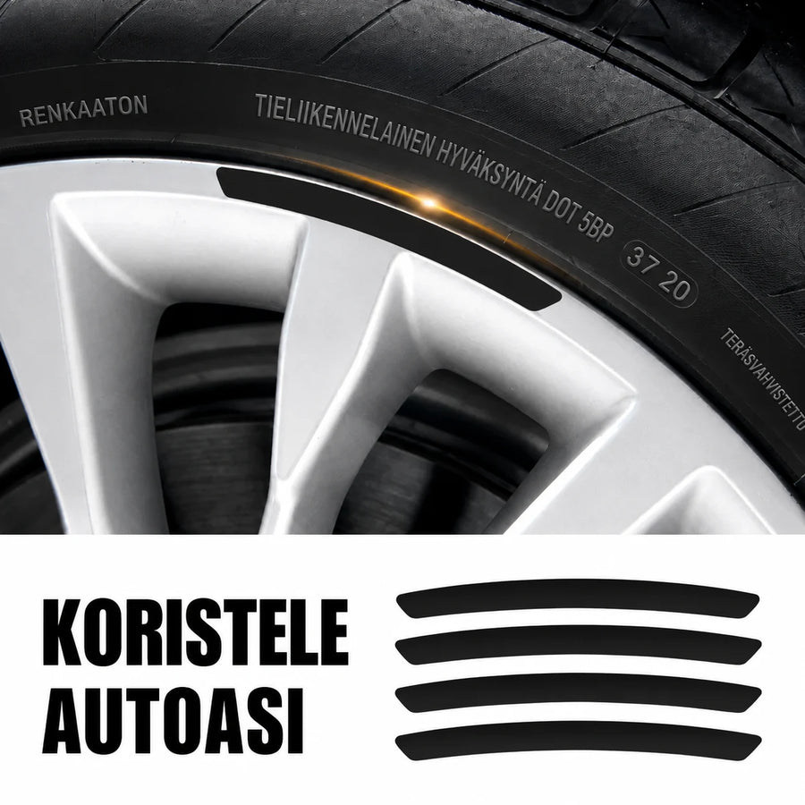 Auton vanteen logotarrat, 2 settiä